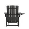 Flash Furniture Black Adirondack Chair with Ottoman and Cupholder LE-HMP-1045-110-BK-GG - alternate 9